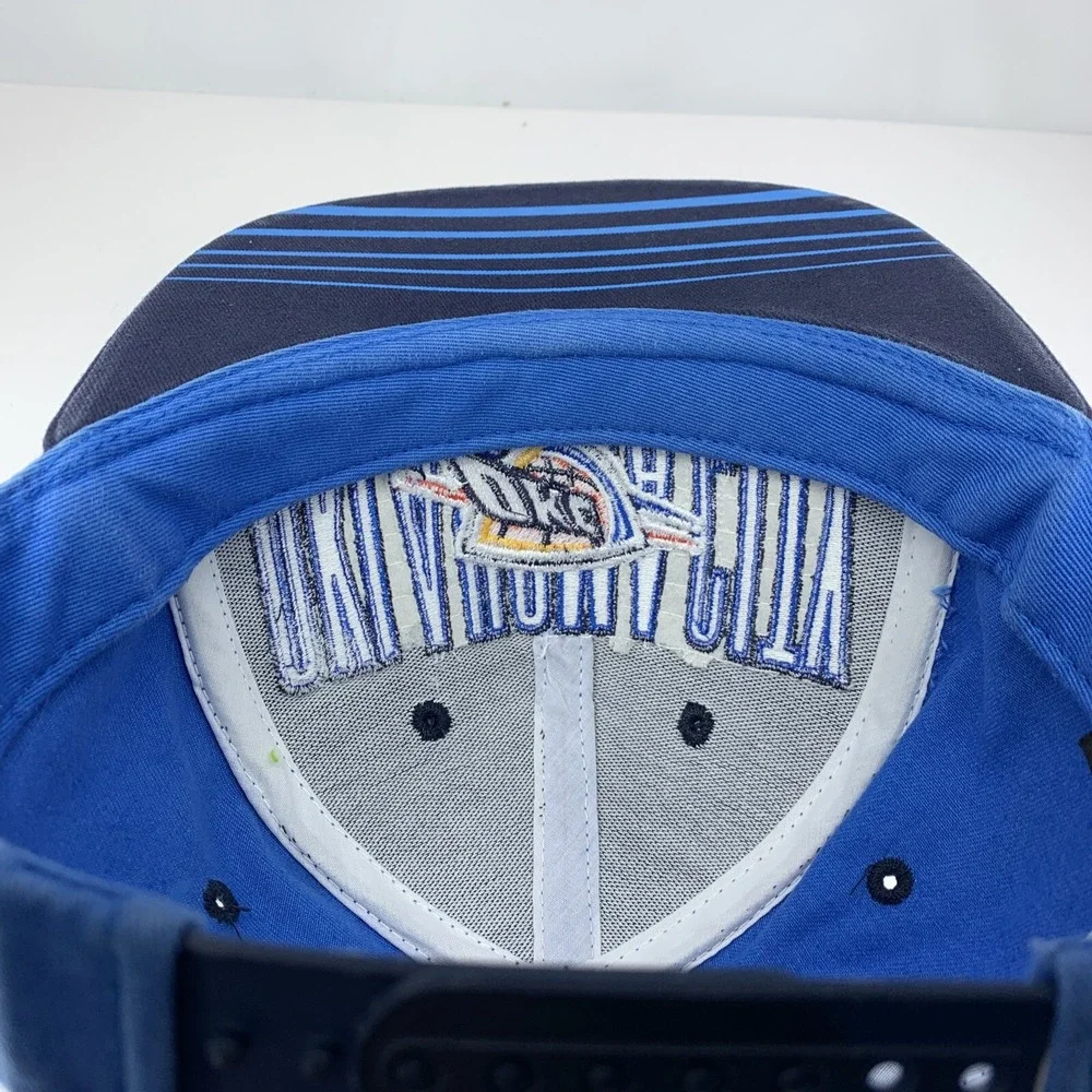 Oklahoma City OKC Thunder Blue Hat YOUTH Adidas NBA Basketball Snap OSFM Cap